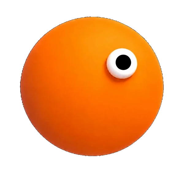 Dashmio’s orange hero, ready for an adventure