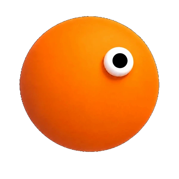 Dashmio’s orange hero, ready for an adventure